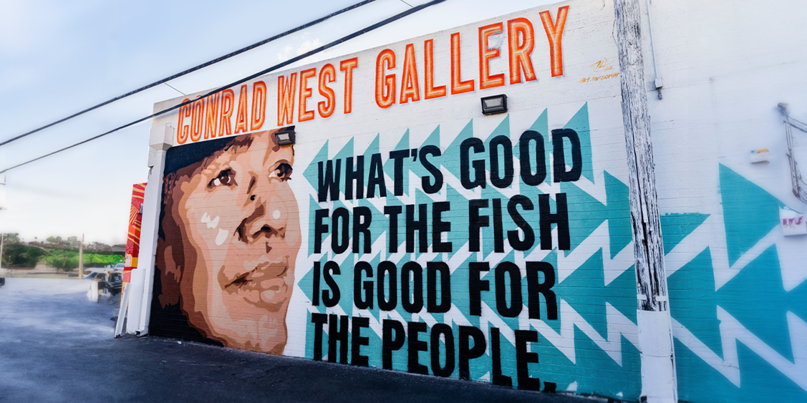 numu water protector mural